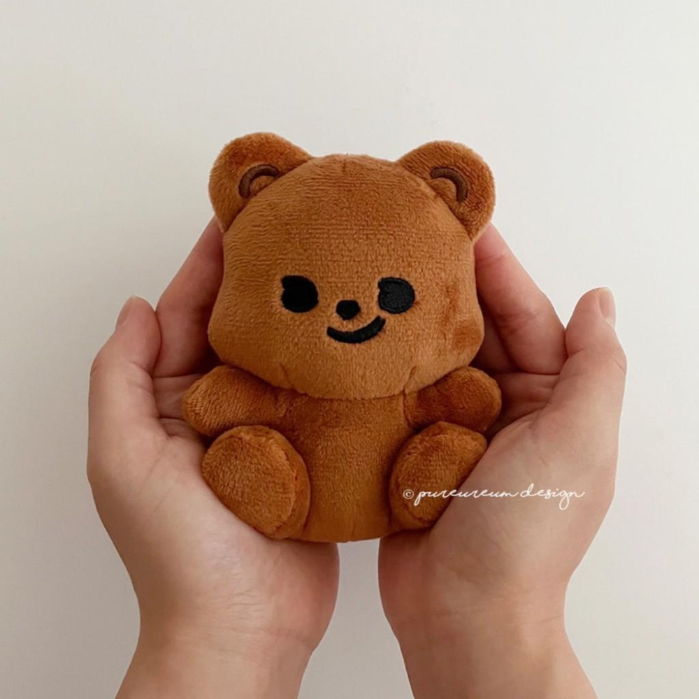 [現貨］韓國代購🇰🇷韓國文創 pureureum 邱比特熊 鑰匙圈 吊飾-細節圖2