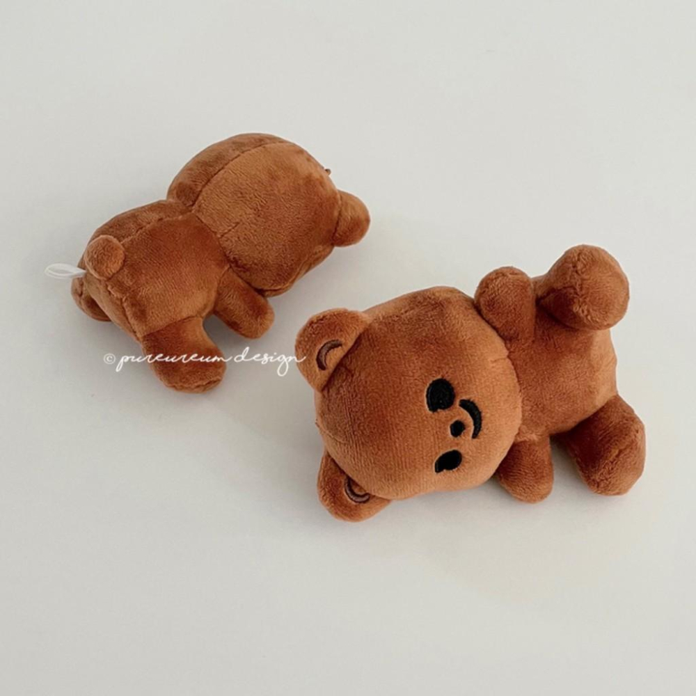 [現貨］韓國代購🇰🇷韓國文創 pureureum 邱比特熊 鑰匙圈 吊飾-細節圖3