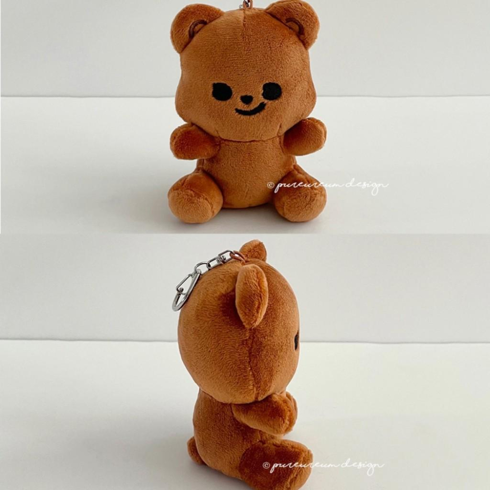 [現貨］韓國代購🇰🇷韓國文創 pureureum 邱比特熊 鑰匙圈 吊飾-細節圖6