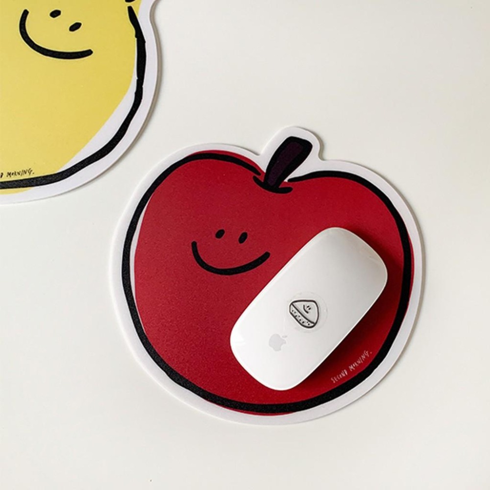 [ 現貨］S小姐姐韓國代購🇰🇷 韓國文創Second Morning 檸檬 蘋果 地瓜 造型滑鼠墊-細節圖8