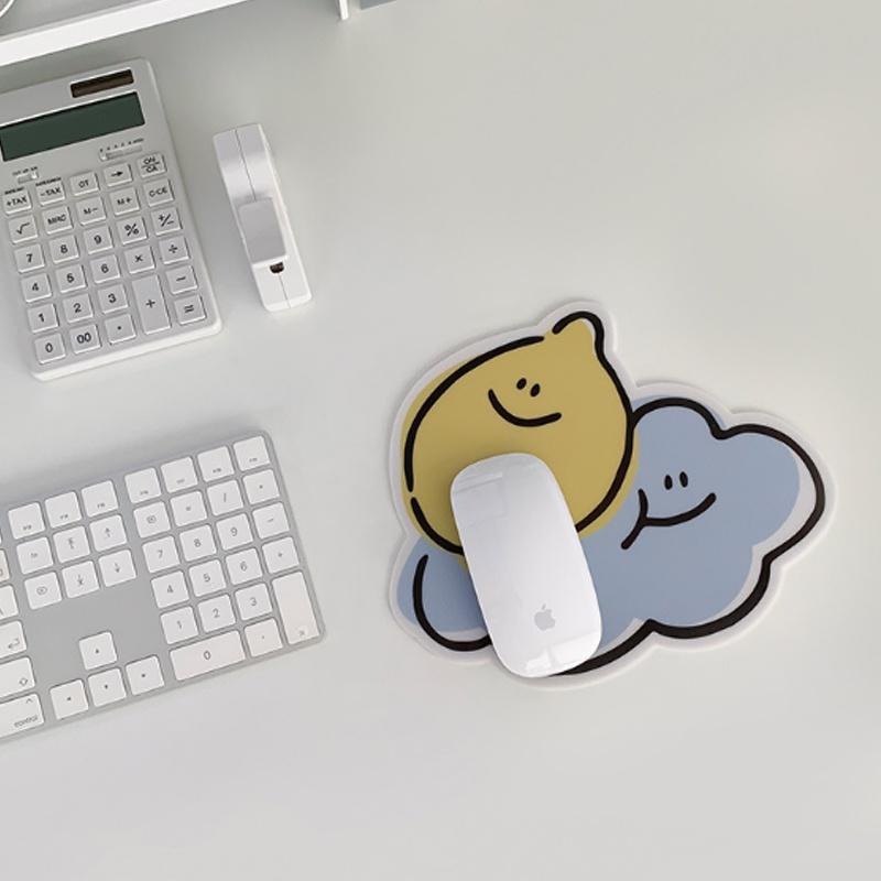 [ 現貨］S小姐姐韓國代購🇰🇷 韓國文創Second Morning 檸檬 蘋果 地瓜 造型滑鼠墊-細節圖9