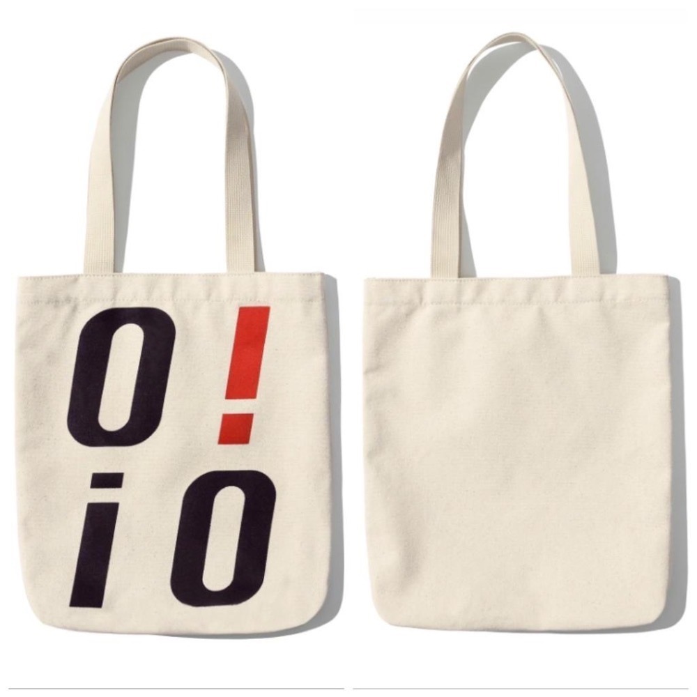 ［現貨］韓國代購🇰🇷韓國品牌5252 BY OiOi BIG LOGO ECO BAG 品牌標誌帆布包 側背包 肩背包-細節圖4