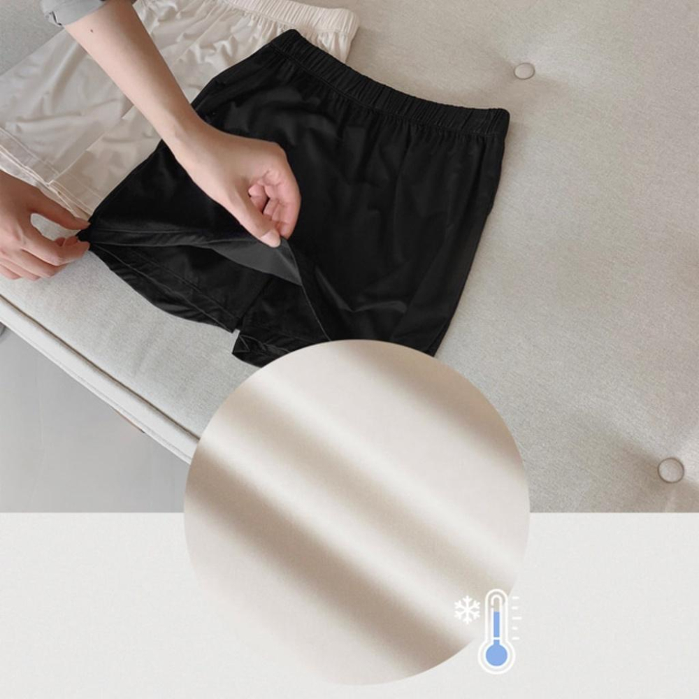 [現貨］韓國代購🇰🇷韓國品牌 SLOWAND 絲質感安全褲裙 安全褲 底褲 褲裙 防走光褲-細節圖7