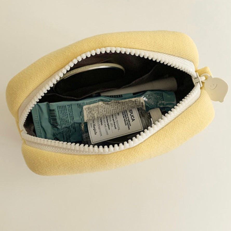 ［現貨］S小姐姐韓國代購🇰🇷韓國文創Second Morning 檸檬 地瓜 刺繡化妝包 收納包 隨身包-細節圖6