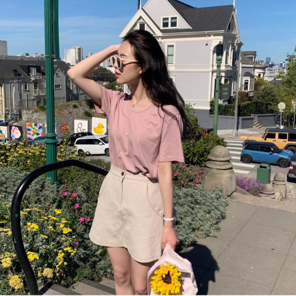 韓國代購🇰🇷韓國網拍 98doci made 舒適百搭短袖T 短袖上衣 夏天上衣 T恤 98度C 98doci-細節圖5