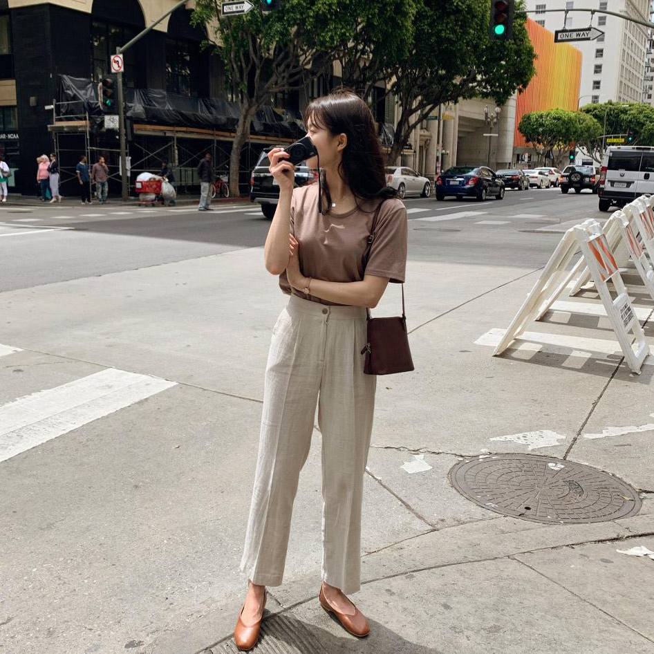 韓國代購🇰🇷韓國網拍 98doci made 舒適百搭短袖T 短袖上衣 夏天上衣 T恤 98度C 98doci-細節圖8