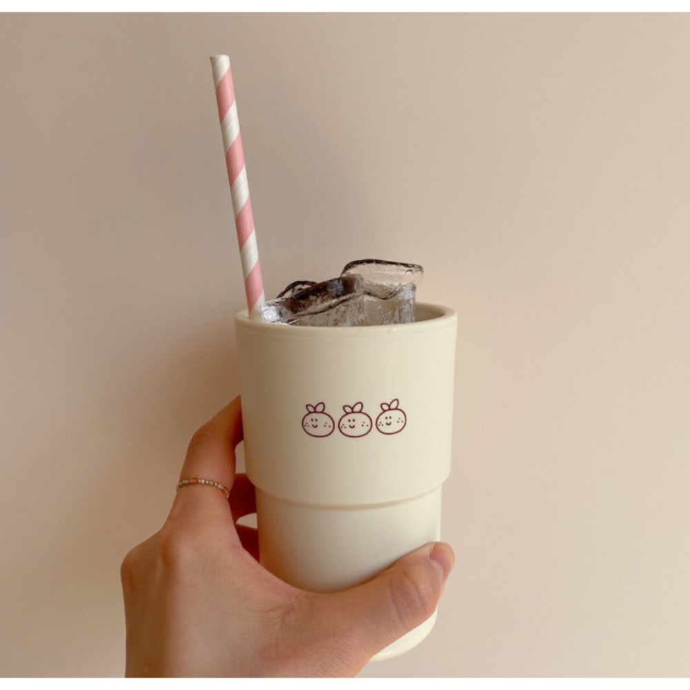 [現貨］韓國代購🇰🇷  韓國文創mumujeju 韓國濟州島 橘子水杯 環保杯 隨身杯 塑膠杯-細節圖8