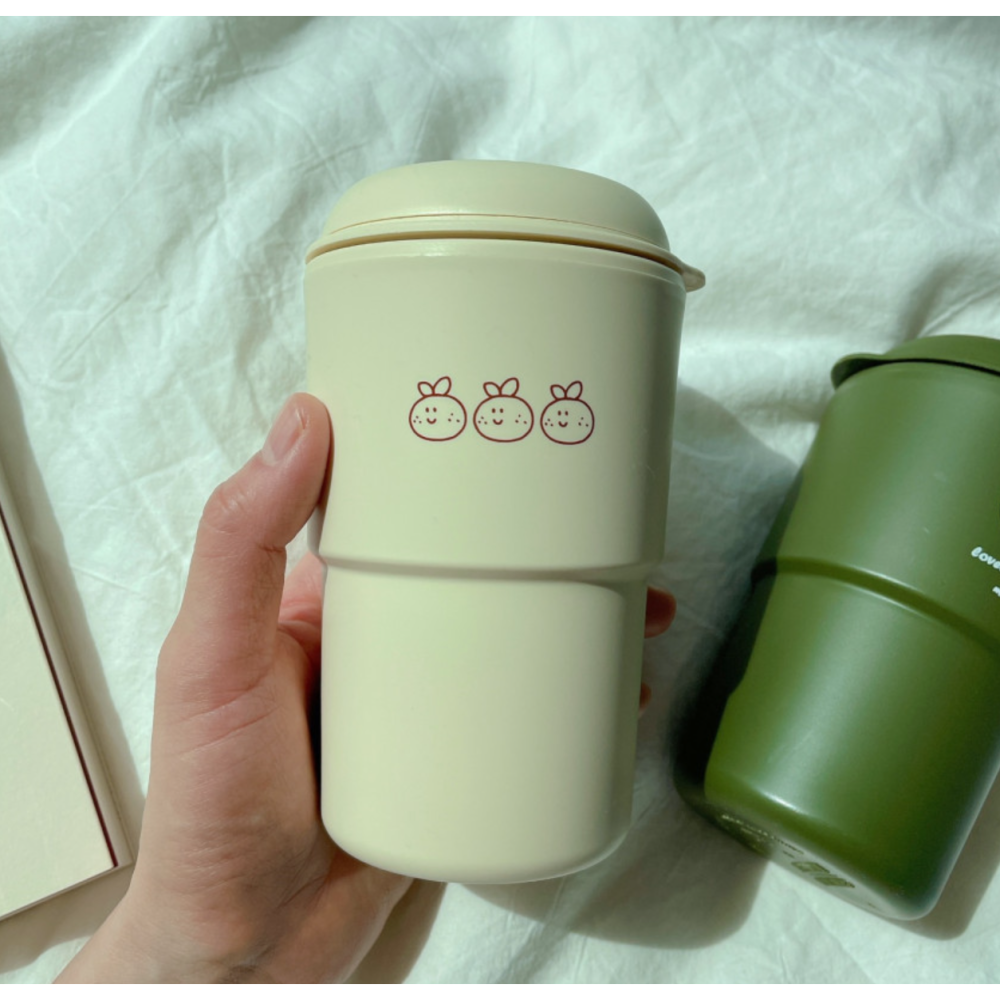 [現貨］韓國代購🇰🇷  韓國文創mumujeju 韓國濟州島 橘子水杯 環保杯 隨身杯 塑膠杯-細節圖9