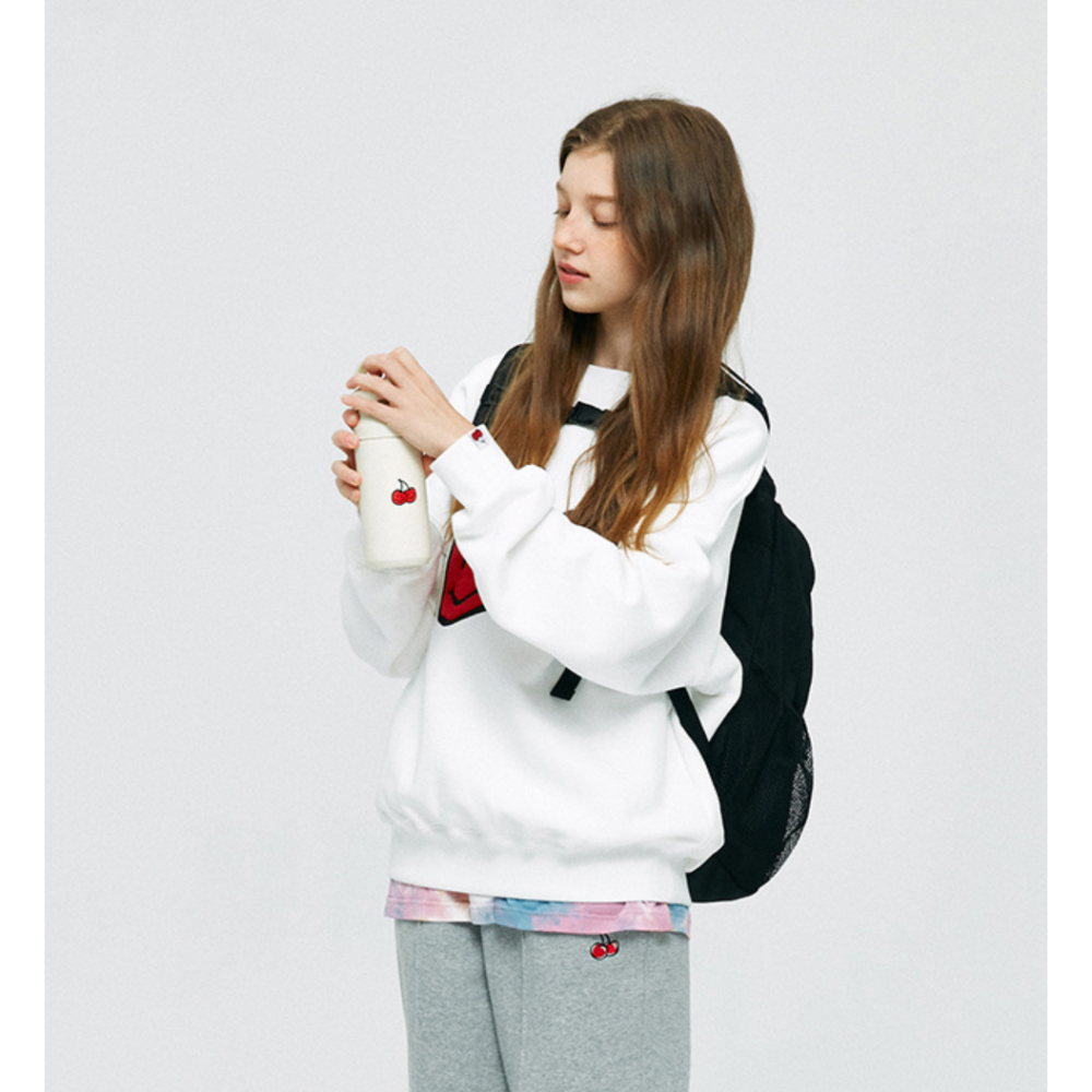 [ 現貨］韓國代購 🇰🇷韓國品牌 KIRSH 櫻桃 不銹鋼 保溫杯 保溫瓶 水壺 水瓶 笑臉櫻桃-細節圖4