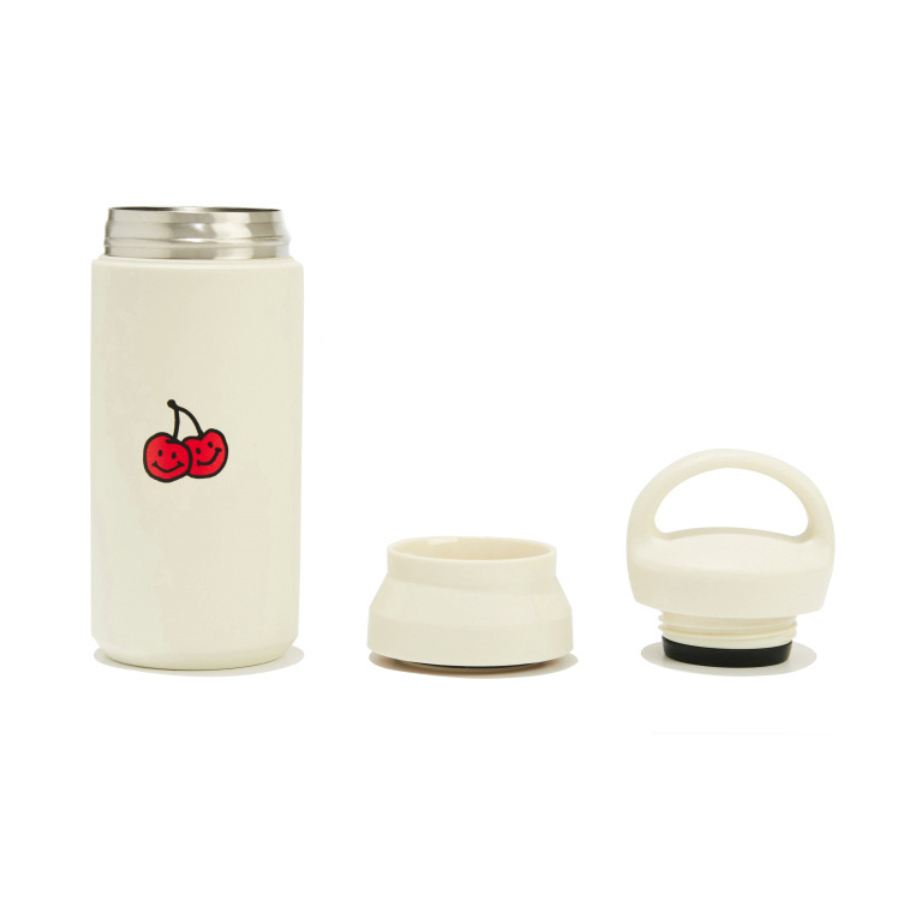 [ 現貨］韓國代購 🇰🇷韓國品牌 KIRSH 櫻桃 不銹鋼 保溫杯 保溫瓶 水壺 水瓶 笑臉櫻桃-細節圖6