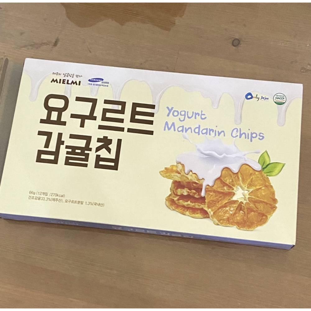預購｜韓國代購🇰🇷MIELMI 濟州島酸奶柑橘片 優格橘子片-細節圖2