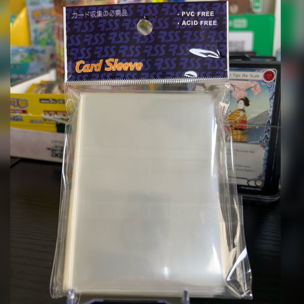 【碰碰鳥卡牌】RSS 第一層 透明卡套 89*64(側差薄) 100張 適用 寶可夢 航海王 FAB MTG WS-細節圖3