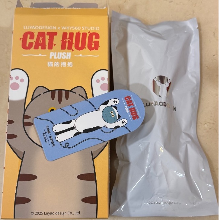 路遙原創 貓的抱抱 隱藏版 娃娃版 確認款 牛奶貓 斑奶迪克-規格圖2