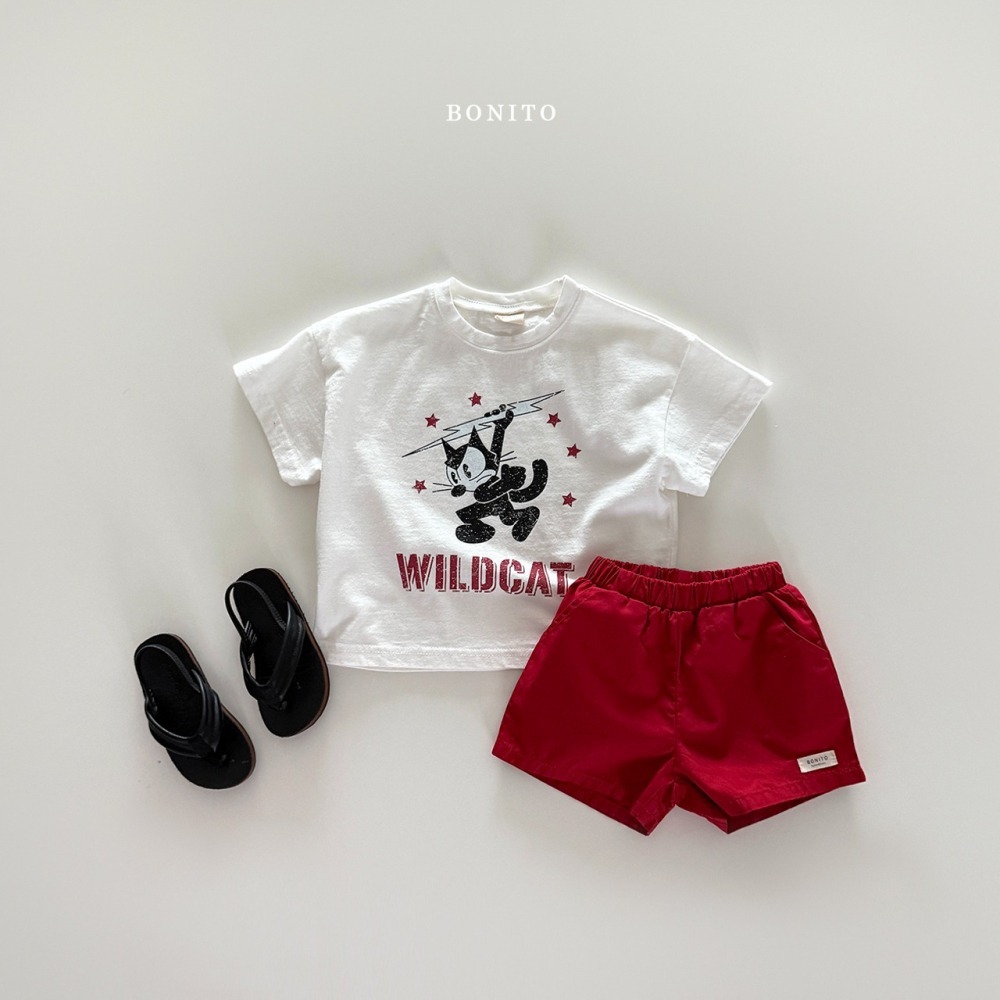 BONITO 夏季款短褲左下紅色S碼-細節圖2