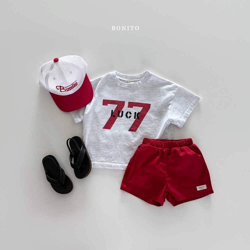 BONITO 夏季款短褲左下紅色S碼-細節圖5