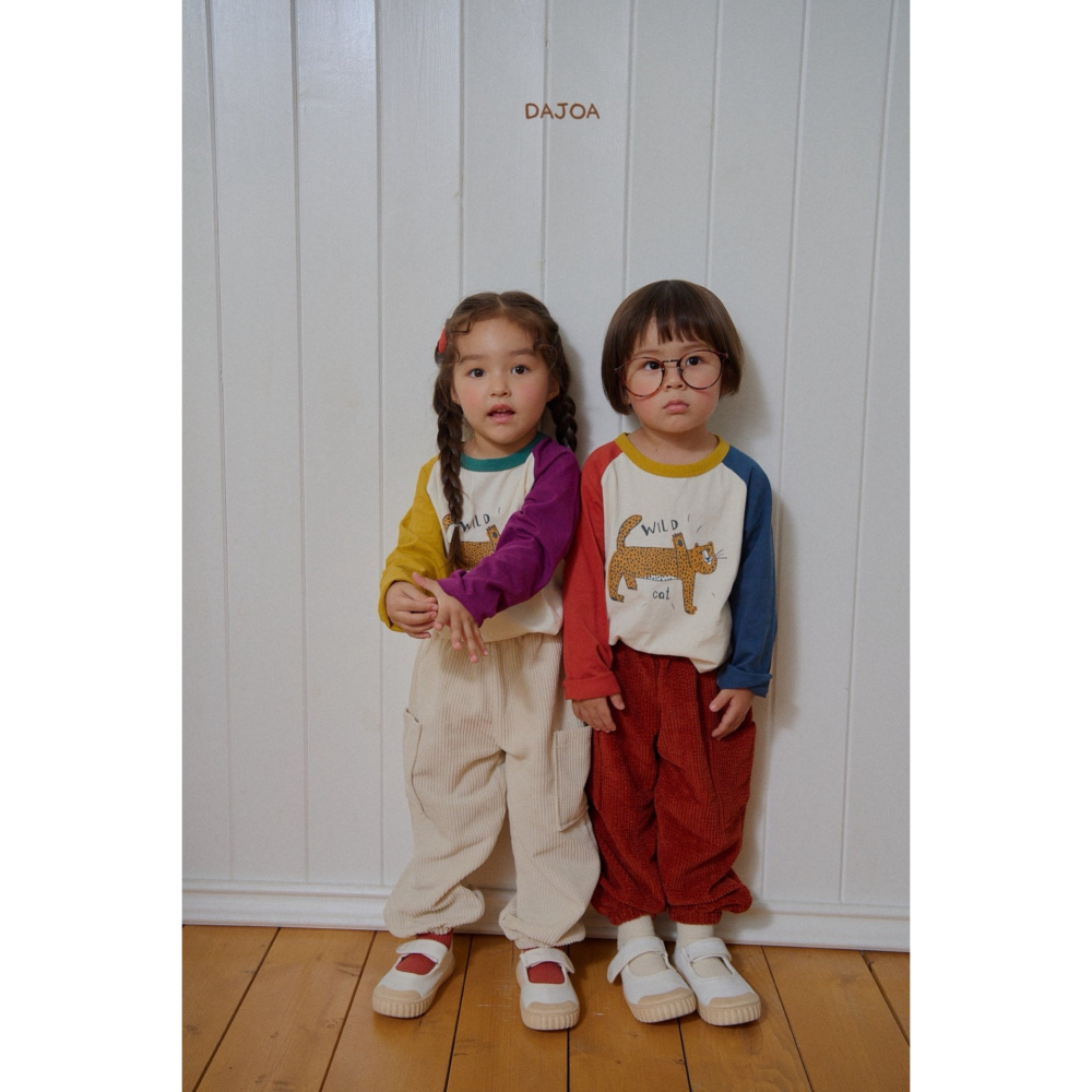 DAJOA 秋季新款 直紋大口袋慢跑褲 白色 現貨13-細節圖4