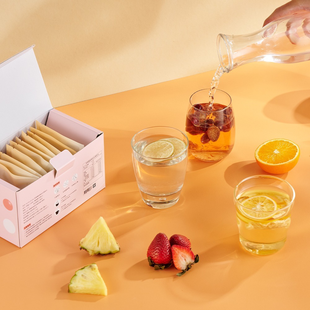 【暖暖純手作】草莓蔓越莓綜合果乾水10入 現貨 果乾 草莓 蔓越莓 無咖啡因 水果茶-細節圖3