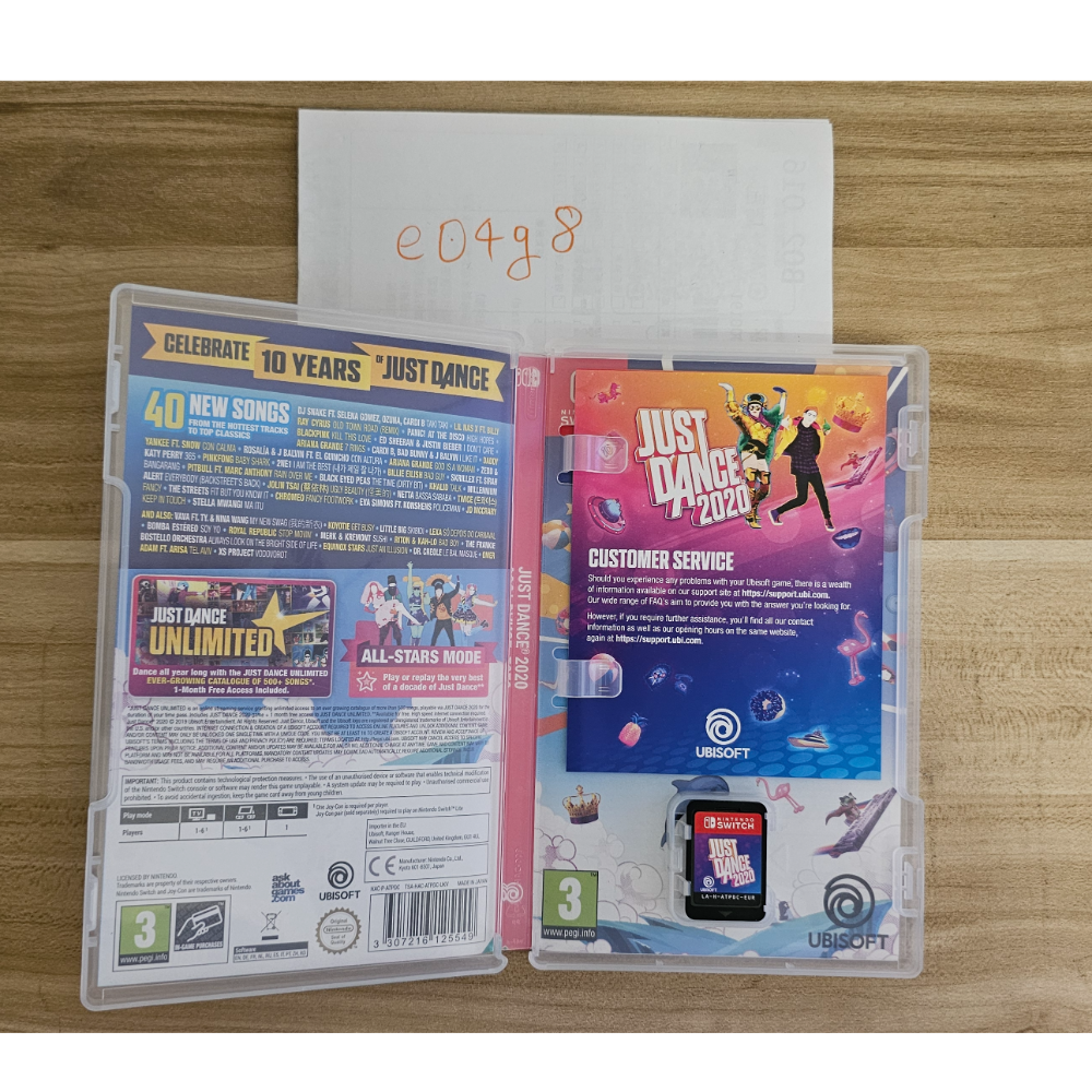 [NS]JUST DANCE 2020 歐版 二手-細節圖2