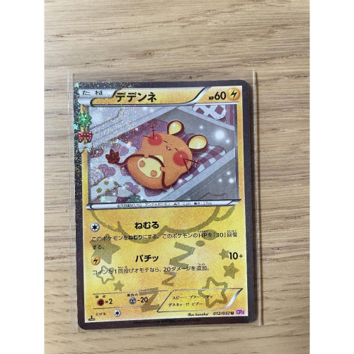 Pokémon PTCG 日文版 🔥絕版XY系列 CP3🔥 咚咚鼠 閃卡 寶可夢卡牌