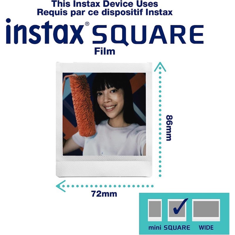 富士 Instax square SQ 方型拍立得底片 星光 1盒10張 SQ1 SQ6 SQ20 SQ40 SP3-細節圖4