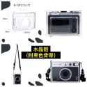 🌈現貨🌈 instax Mini EVO 復古相機包 水晶殼 透明殼 復古皮套 側背包 收納包-規格圖11