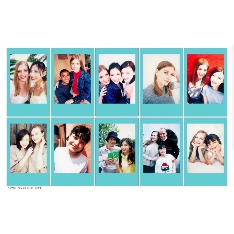 富士 instax 拍立得底片 藍邊 拍立得相機 空白底片 白邊 卡通 mini11 mini90 link2 evo-細節圖3
