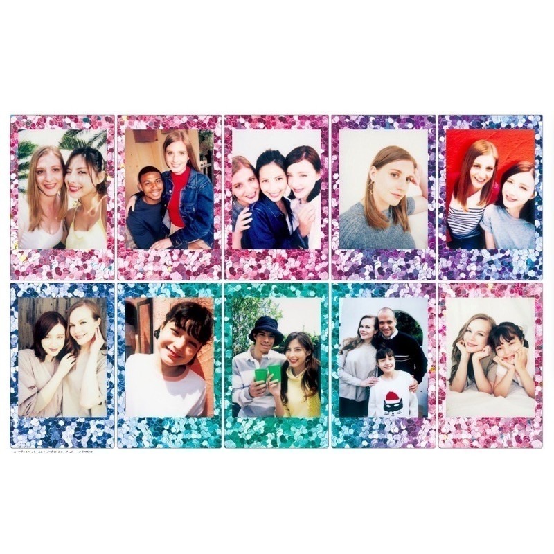 富士 instax 拍立得相機 拍立得底片 五彩繽紛 空白底片 白邊 卡通 mini12 link2 evo link-細節圖2