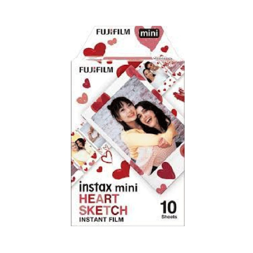 現貨 富士 FUJIFILM instax mini 底片 拍立得底片 HEART SKETCH 心型素描 mini12