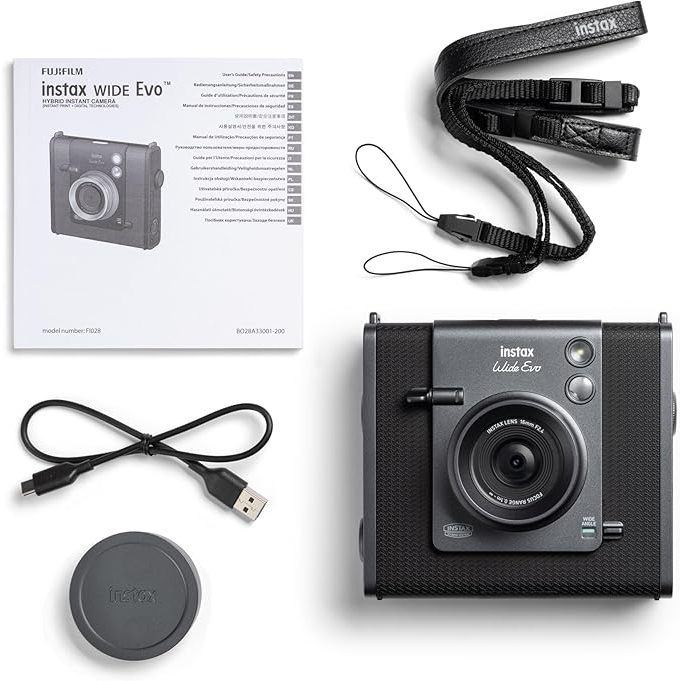 現貨新款 台灣公司貨 instax wide evo 即時底片相機 印表機 拍立得 LED螢幕 寬幅底片 wideevo-規格圖11