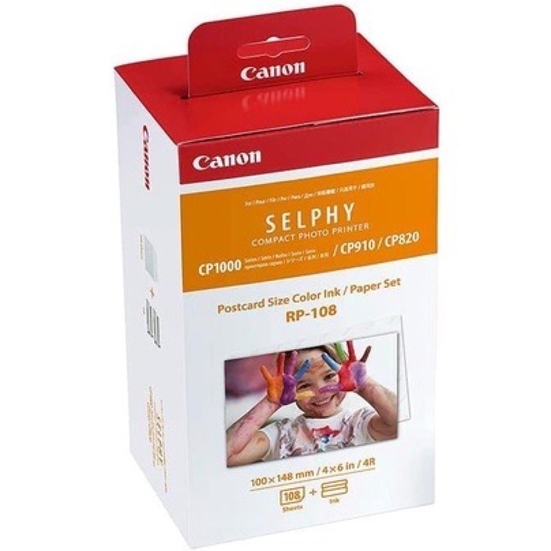 現貨 Canon 相印機 RP-108 相紙 108張 含兩組色帶 RP108 CP1200 CP1300 Cp1500-細節圖2