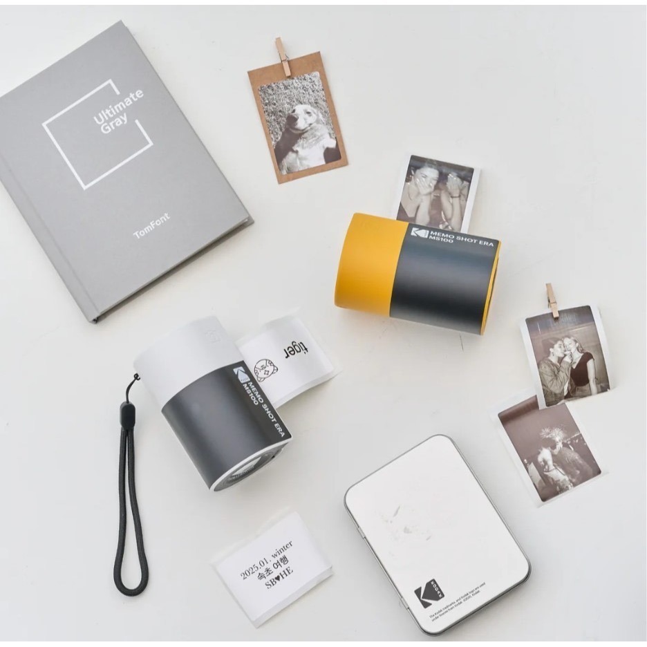 現貨 kodak 柯達 Memo Shot ERA MS100 三合一柯達即影即有相機 即時數位相機 標籤印表機 黑白-細節圖2