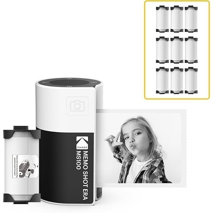 【限時購】現貨 kodak 柯達 Memo Shot ERA MS100三合一柯達即影即有相機 即時數位相機 標籤印表機-規格圖11