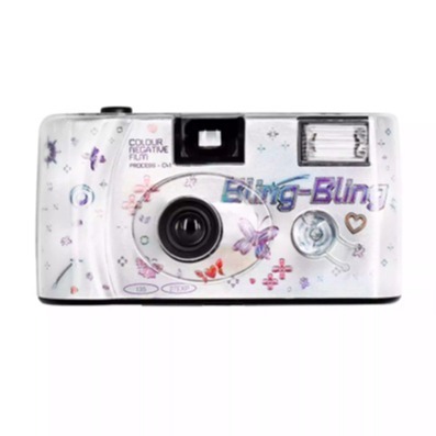 現貨 Bling Bling 即可拍 底片相機 一次性相機 Y2K 復古 自帶特效 27張 交換禮物-細節圖7
