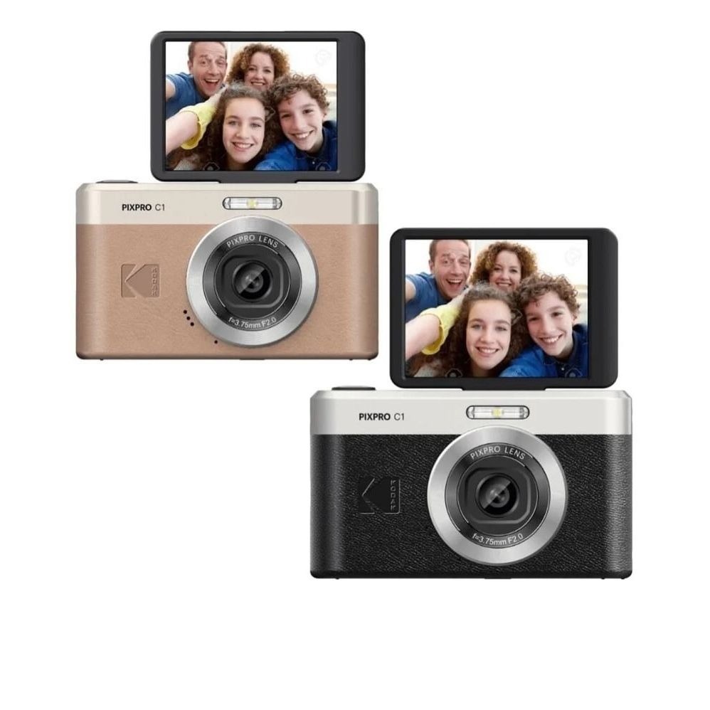 KODAK PIXPRO C1 翻轉螢幕180度 Kodak C1 ccd相機 數位相機 fz55-細節圖3