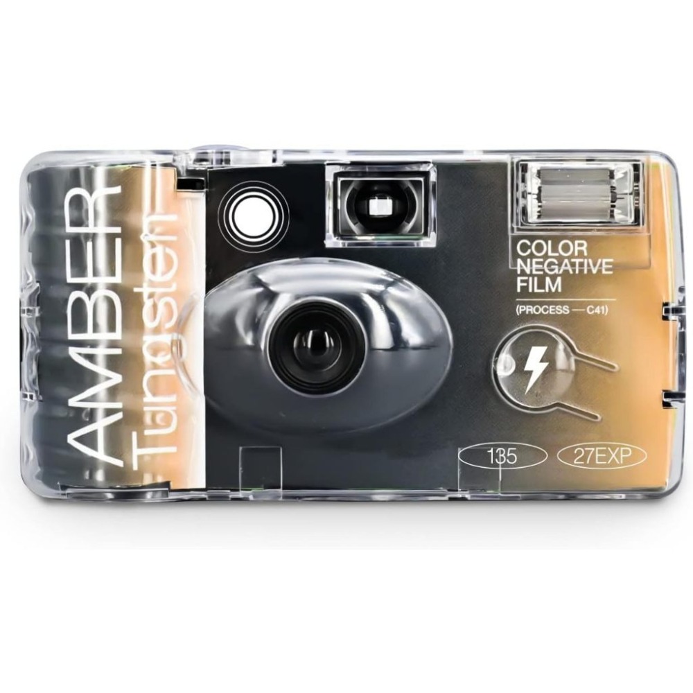 【限時購】現貨 RETO Amber 800 35mm 拋棄式 底片相機（鎢絲燈）TUNGSTEN 一次性相機 冷藍色系-細節圖2