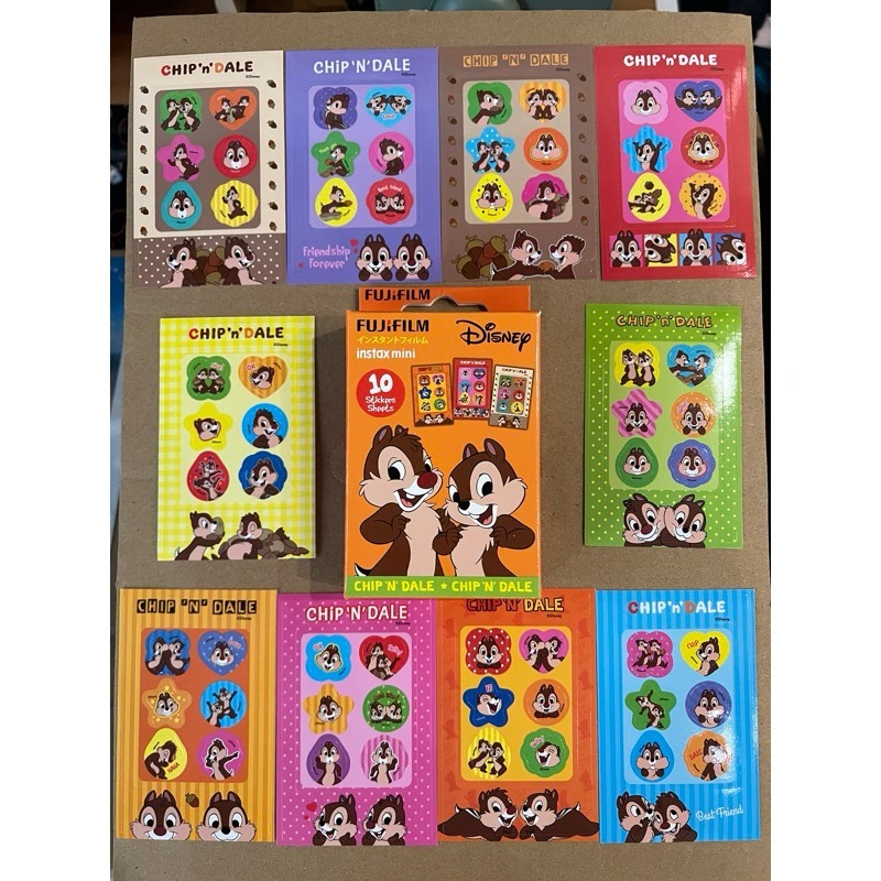 現貨馬上出 富士 Fujifilm Instax Mini CHIP DALE 空白底片 + 邊框貼紙-細節圖2