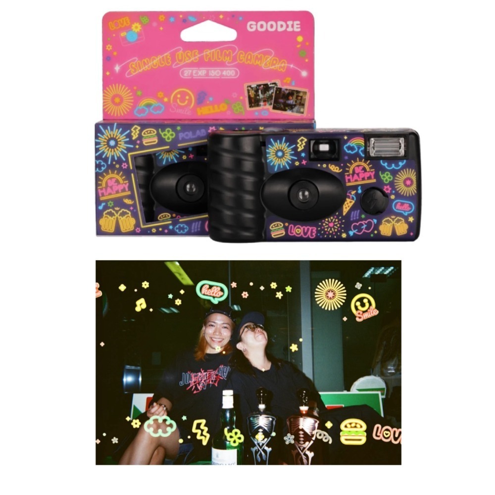 【7-ELEVEN 門市團購】現貨 Goodie 一次性底片相機 27張35mm 膠捲 特效邊框 交換禮物 即可拍相機-規格圖11