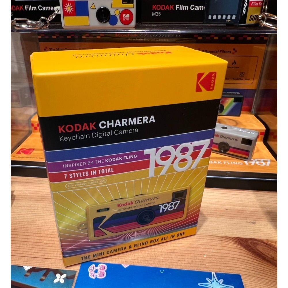 柯達 Charmera 鑰匙圈數位相機盲盒單盒裝 一中盒 交換禮物 柯達盲盒 顏色隨機出貨 相機盲盒 KODAK盲盒-規格圖10