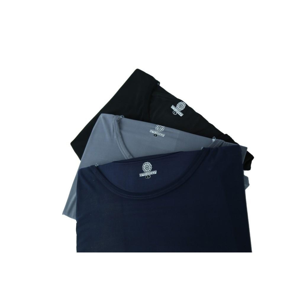 現貨快速出貨 雪月花超降溫系列 男士素色涼感T 男士內衣 涼感衣 內穿 外搭（顏色隨機）-細節圖2