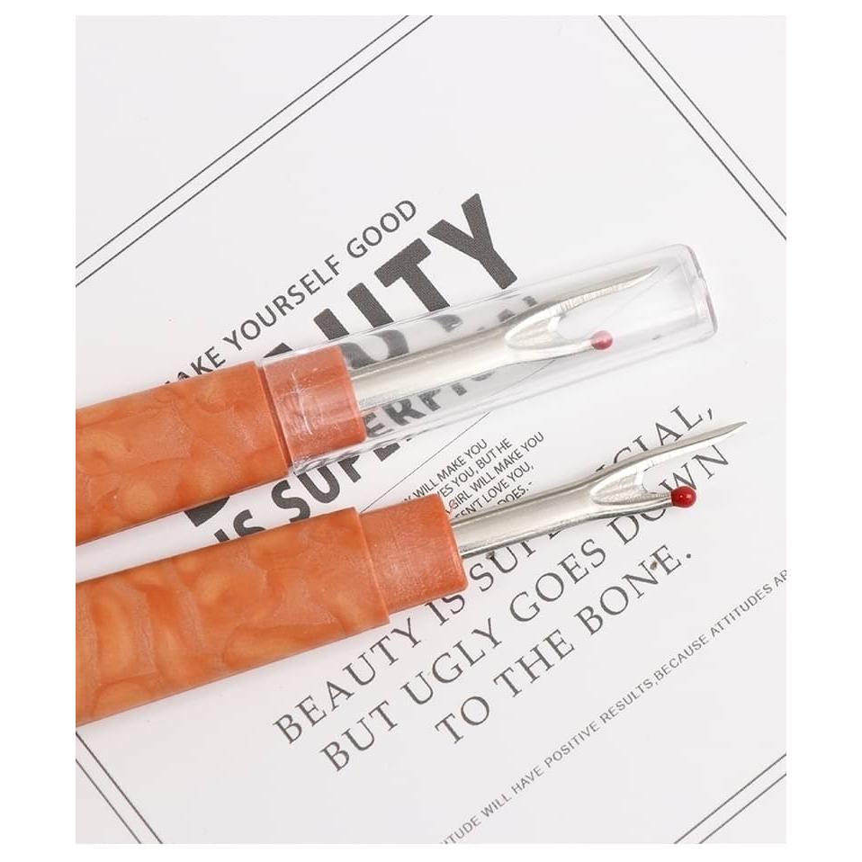 現貨快速出貨 木紋柄拆線神器 3入裝 十字繡服裝衣服縫紉機拆線神器拆線 大號拆線器-細節圖4