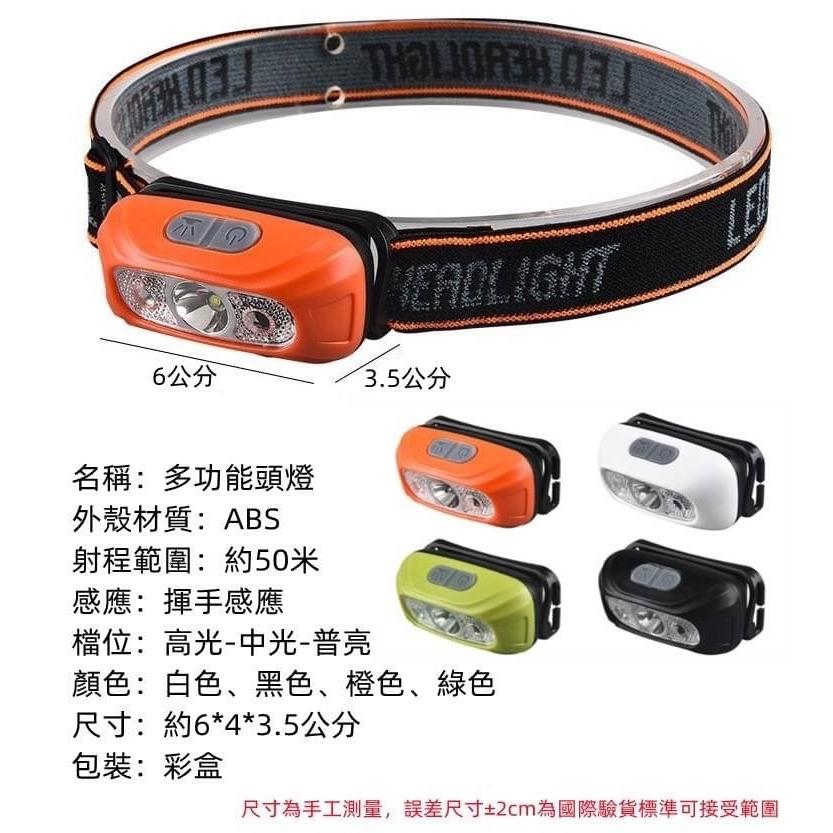 現貨快速出貨 爆亮揮手感應頭燈-細節圖9