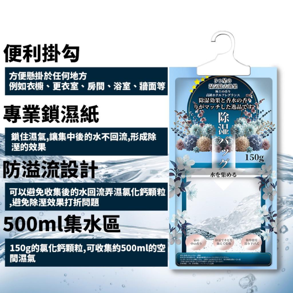 【現貨商品 快速出貨】日本境內宮廷藍香水去味除溼袋 150g-細節圖3