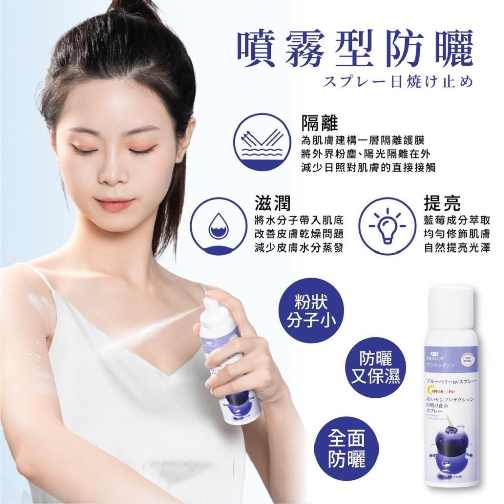 【現貨商品 快速出貨】✨🇯🇵 藍莓防曬噴霧-細節圖7
