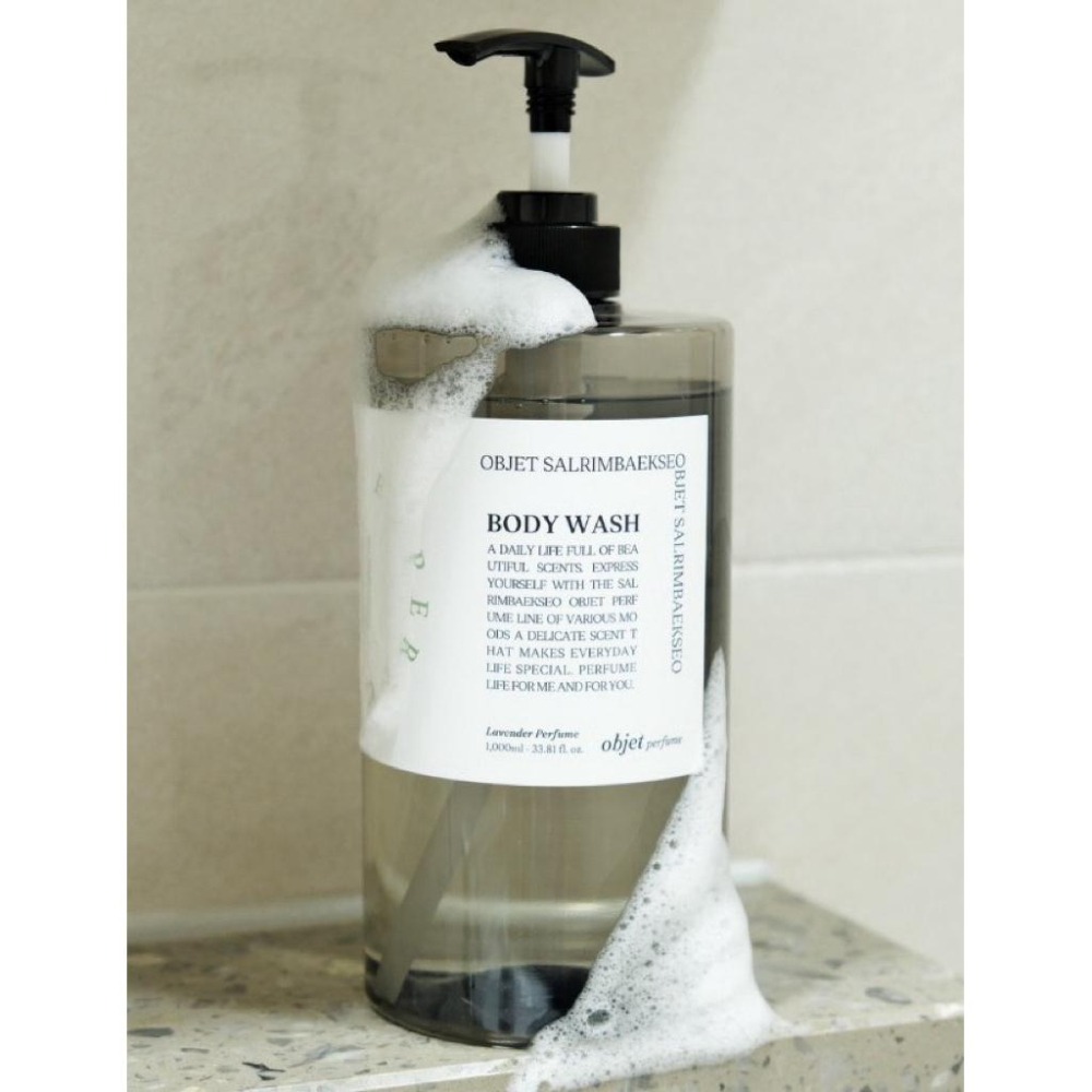 韓國製造 OBJET 薰衣草沐浴露 1000ML-細節圖3