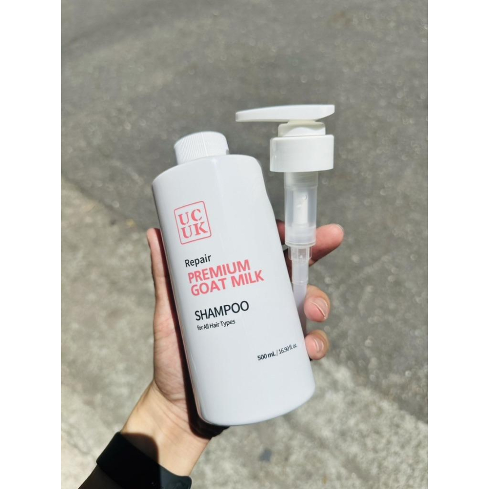 🇰🇷韓國製造UCUK山羊奶胺基酸香氛洗髮精 500ml （白盒粉標）-細節圖2