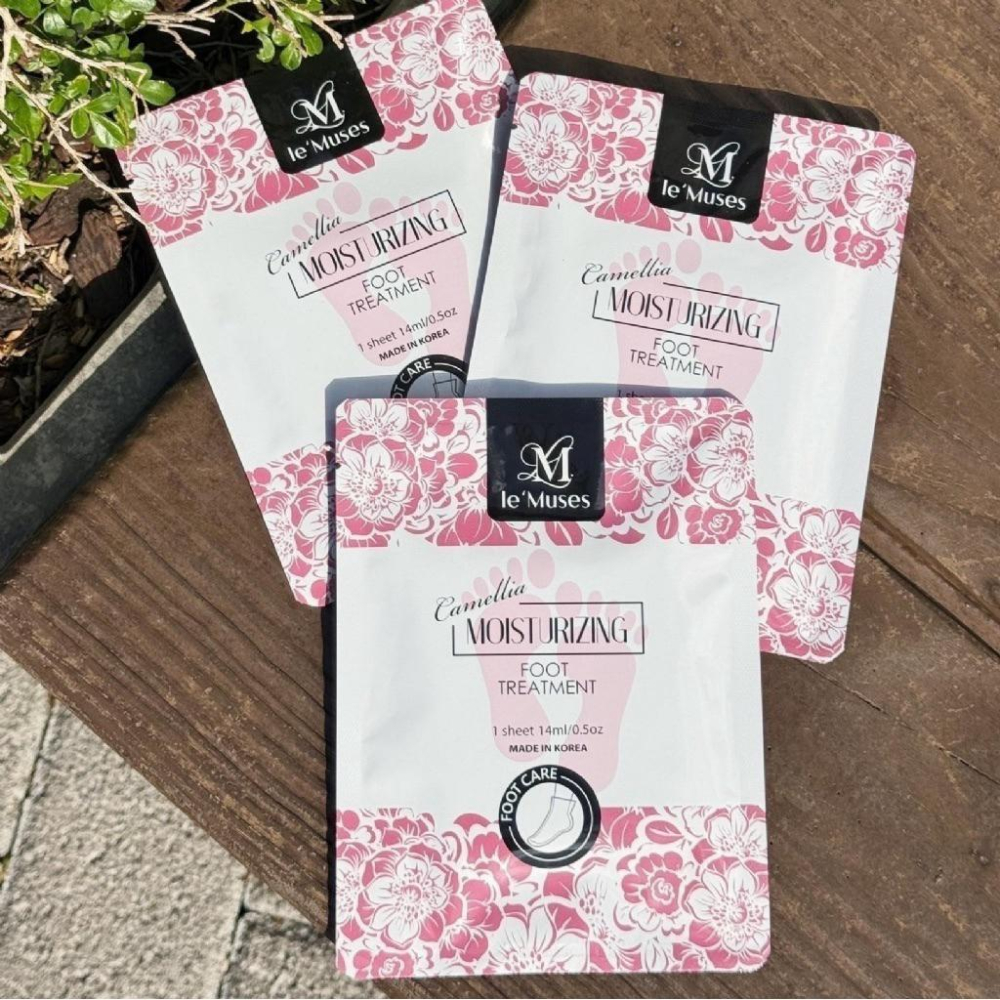 🇰🇷韓國製造 le＇muses 去角質 雪松香氛保濕嫩足膜-細節圖3