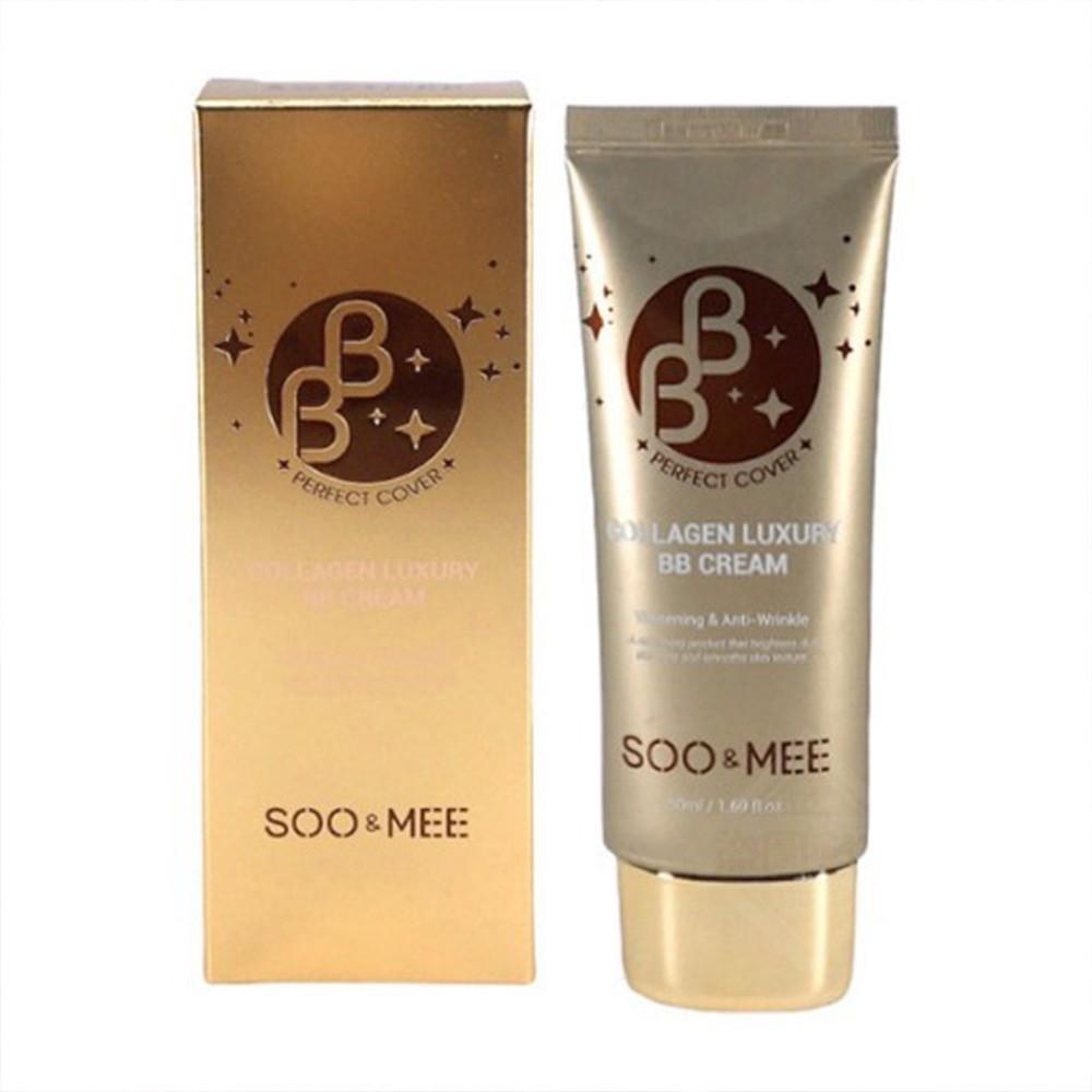【現貨商品 快速出貨】韓國製造 SOO&MEE 璀璨亮白鎏金BB霜50ml-細節圖4