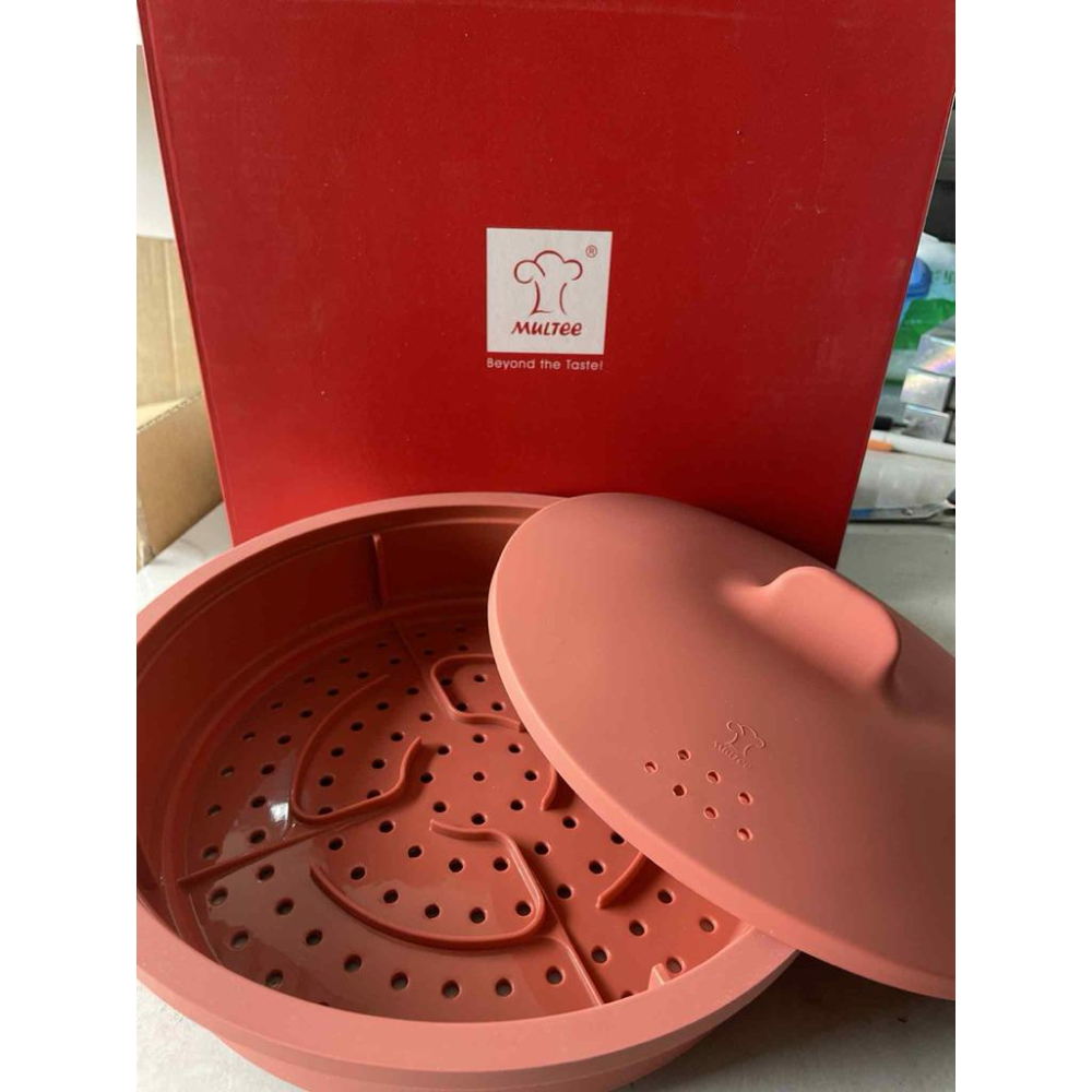 【現貨商品 快速出貨】矽膠蒸籠組 蒸籠組（含蓋） 兩款-細節圖2