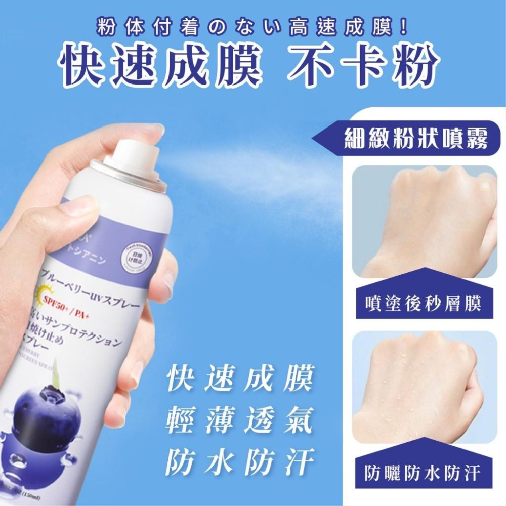【現貨商品 快速出貨】✨🇯🇵 藍莓防曬噴霧-細節圖3