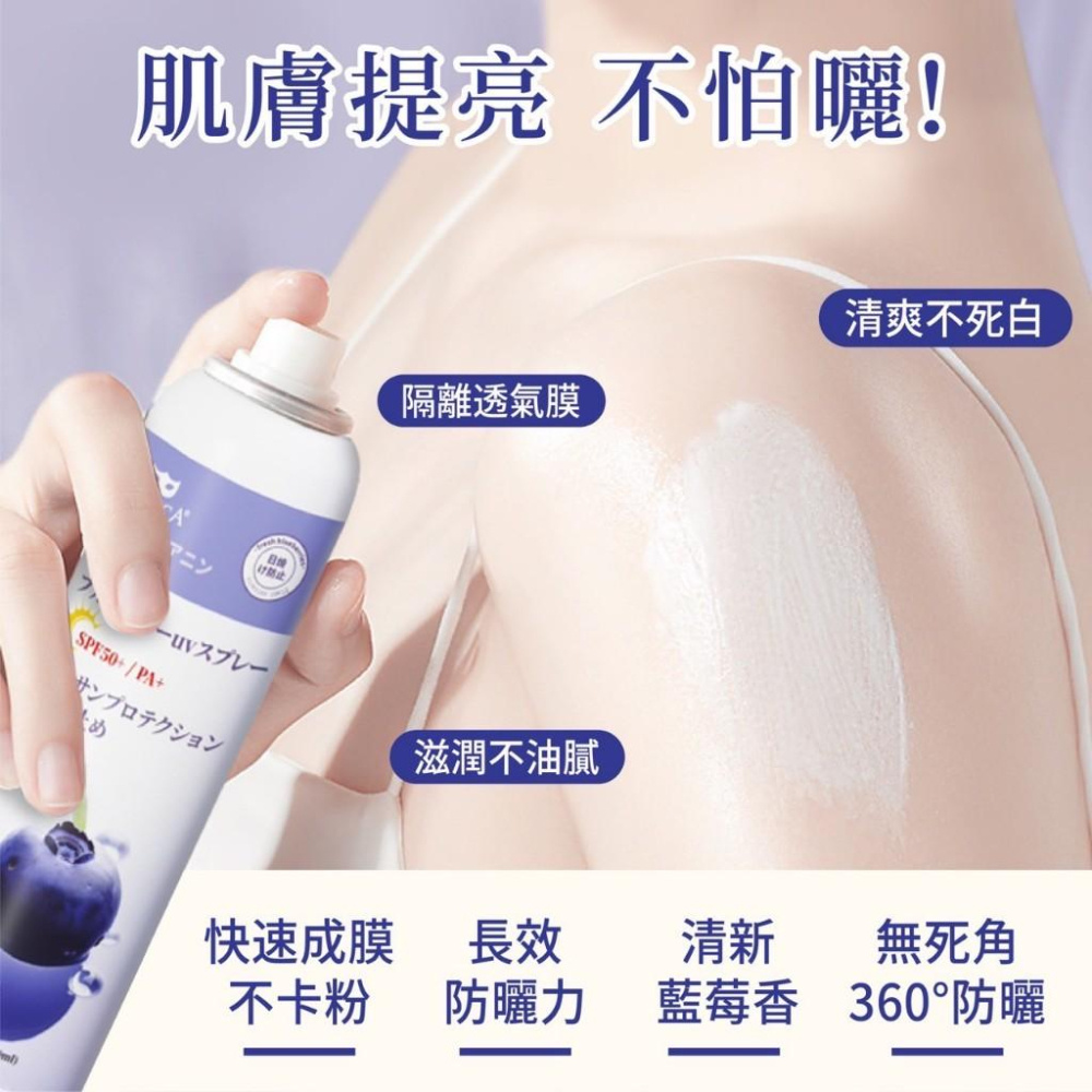 【現貨商品 快速出貨】✨🇯🇵 藍莓防曬噴霧-細節圖6